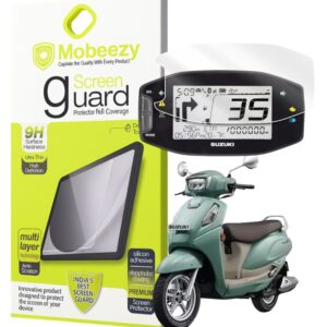 Mobeezy Edge To Edge Tempered Glass For TVS Acess 125