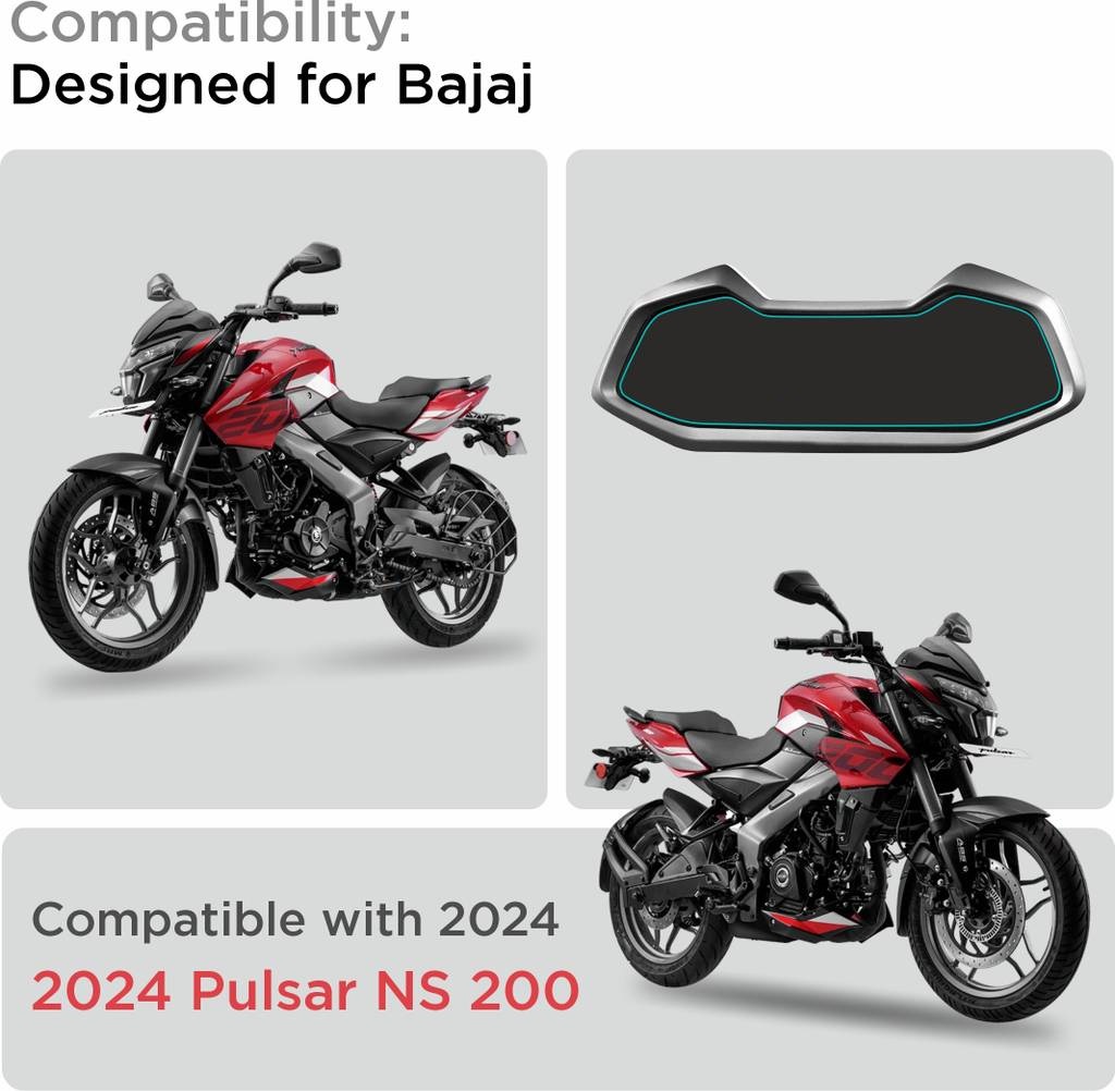 Mobeezy Edge To Edge Tempered Glass For  New Bajaj Pulsar NS200 2024