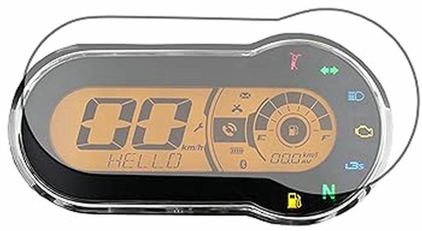 Mobeezy Edge To Edge Tempered Glass For Hero Splendor BR+