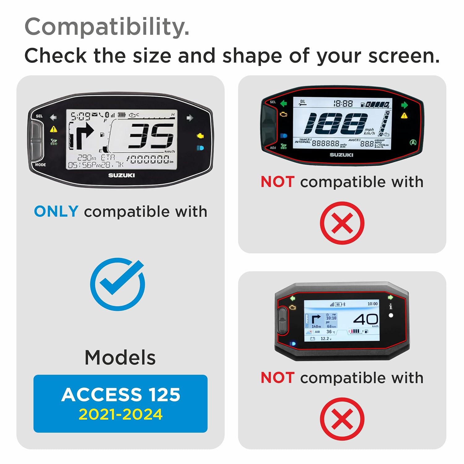 Mobeezy Edge To Edge Tempered Glass For TVS Acess 125