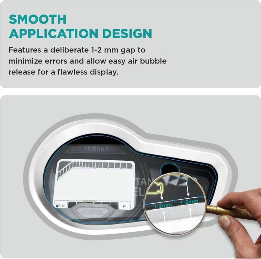 Mobeezy Edge To Edge Tempered Glass For YAMAHA RAY ZR 125