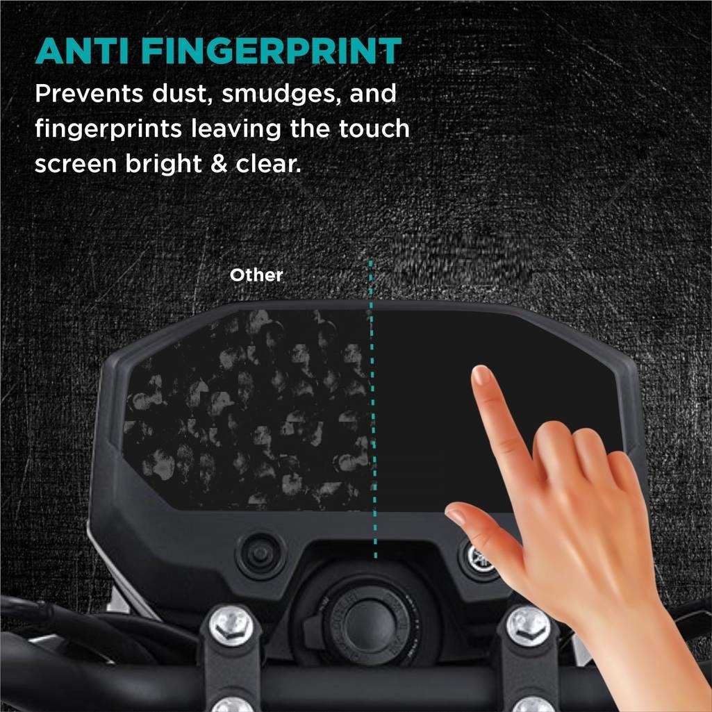 Mobeezy Edge To Edge Tempered Glass For Yamaha FZX