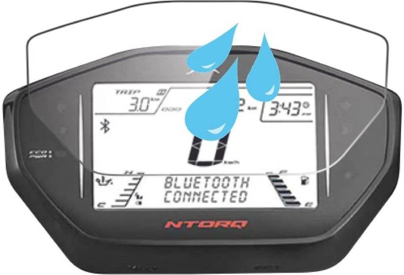 Mobeezy Edge To Edge Tempered Glass For TVS Ntorq 125