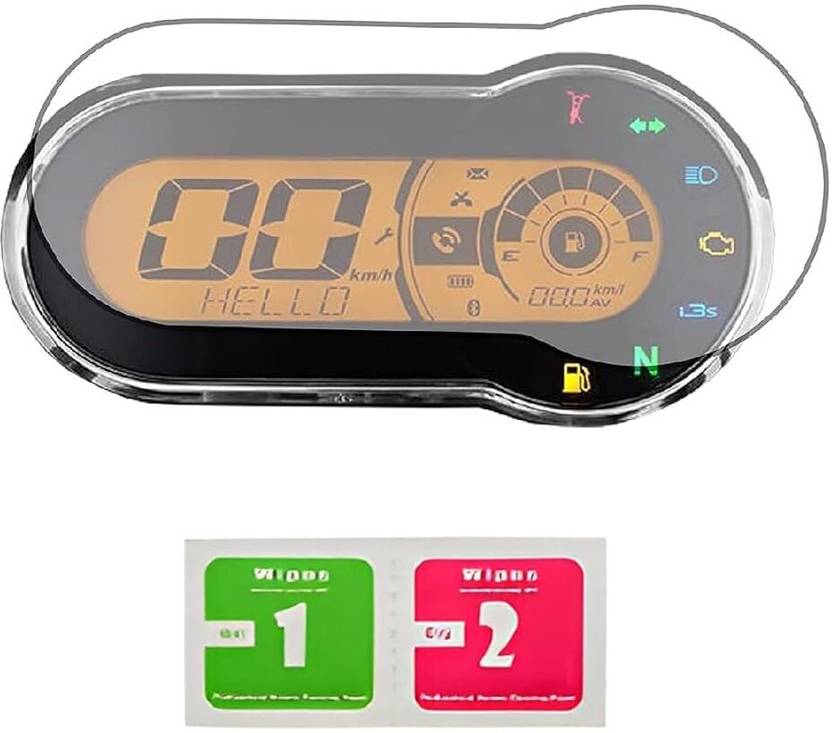 Mobeezy Edge To Edge Tempered Glass For Hero Splendor BR+