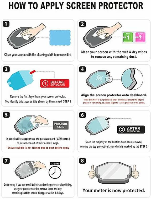 Mobeezy Edge To Edge Tempered Glass For Hero Splendor BR+