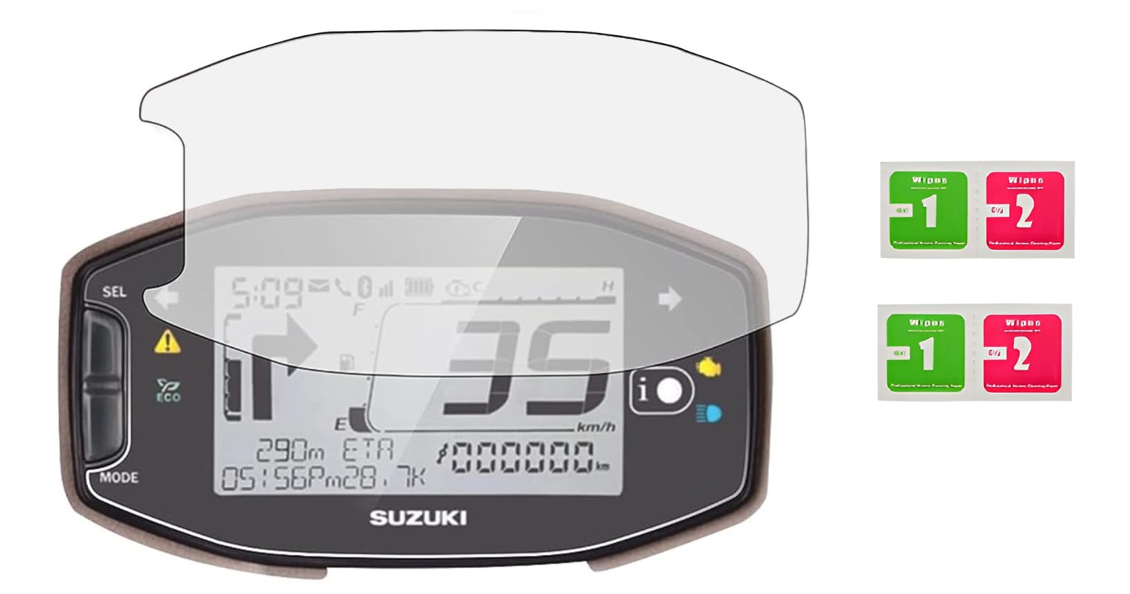 Mobeezy Edge To Edge Tempered Glass For  Suzuki Burgman Street 125