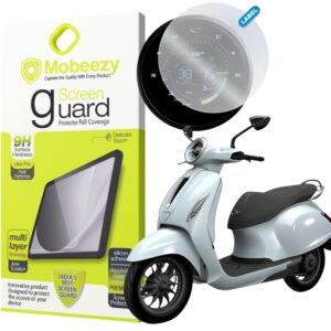 Mobeezy Edge To Edge Tempered Glass For Bajaj Chetak EV