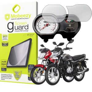 Mobeezy Edge To Edge Tempered Glass For Bajaj Platina