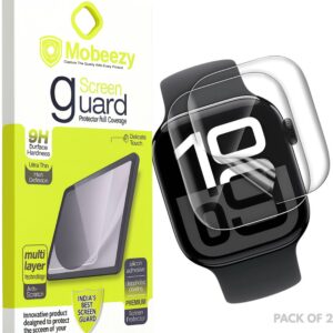 Mobeezy Edge To Edge Screen Guard For Apple Watch 40 mm