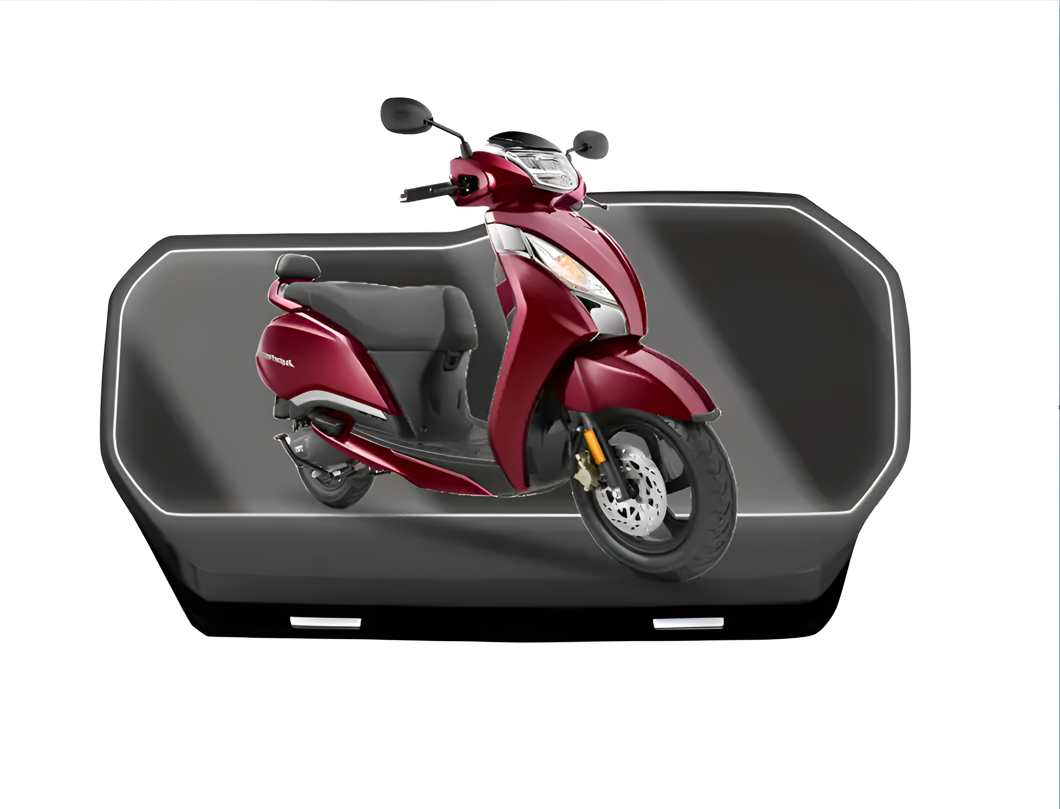 Mobeezy Edge To Edge Tempered Glass For TVS Jupiter 125